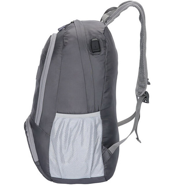 Wholesale custom men laptop school bag bagpack foldable back pack USB port backpack bag