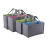 Custom foldable joint handled shopping tote bags for supermarket trolley cheap factory