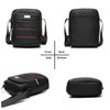 Nylon water resistant outdoor travel tablet laptop bag messenger bag adjustable