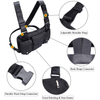 Fashion Front Pack Pouch Hip Hop Men Chest Rig Bag Vest For Two Way Radio Walkie Talkie