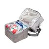 Double Compartment Heavy Duty Aluminum Foil Insulated Thermic Cooler Tote Bag Kids Portable Personalized Insulated Lunch Bag