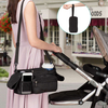 Popular Utility Stroller Organizer Baby Carriage Caddy Bag With Insulated Bottle Holder And Detachable Phone Pocket