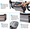 Water Resistant Insulated Thermal Bike Cooler Bag, Bike Handlebar Bag with Bike Phone Mount