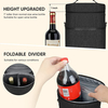 Hot Sale Printed Logo Wine Cooler Bag Luxury Wine Tote Carrier Waterproof Drink Bottle Bag for Christmas Gift