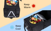 Durable Atuo Collapsible Car Organizer Accessories Storage Cooler Bag Camping Hiking Front Car Storage Organizer Box Bag