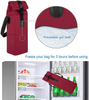 Wholesale Canvas Freezable Wine Freezer Cooler Bag Insulated Can Cooler Bag Holder Carrier