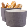 Custom Durable Reusable Round Cotton Bread Bag Holder Eco Reycled Canvas Bread Basket Storage Bag for Bread