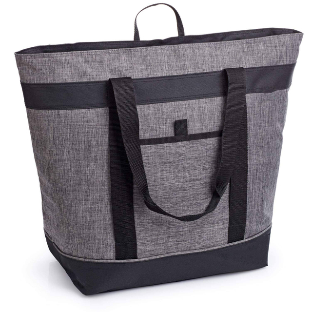 Custom Logo Cooler Insulated Shopping Bag Foam Thermal Insulated Grocery Food Delivery Bag Travel Beach Cooler Bag Tote