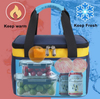 6 Pack Reusable Insulated Lunch Cooler Tote Bag Reusable Water-resistant Lunch Box for Boys Girls Kids School