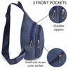 OEM Quality Chest Bag Men\'s Messenger Shoulder Bag Wear-resist Sling Cross Body Satchel Daypack with Strap
