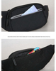 Hot Sell PU Leather Waist Bag Waterproof Fanny Pack Custom Print Multi Purpose Bum Bag for Men Women
