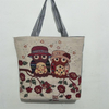 New Fashion Custom Logo Cotton Canvas Beach Shopping Bag Sling Crossbody Shoulder Bag for Women