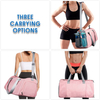 Custom Waterproof Black Nylon Large Gym Duffel Tote Bag For Dance Bag, Swimming, Weekender Overnight Carry-on Luggage Sports Bag