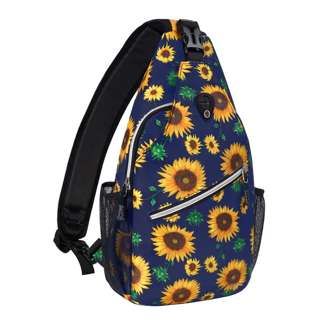 Wholesale supplier Sling Bags Hiking Colorful Printing Daypack Women Chest shoulder Crossbody Men Travel Cycling