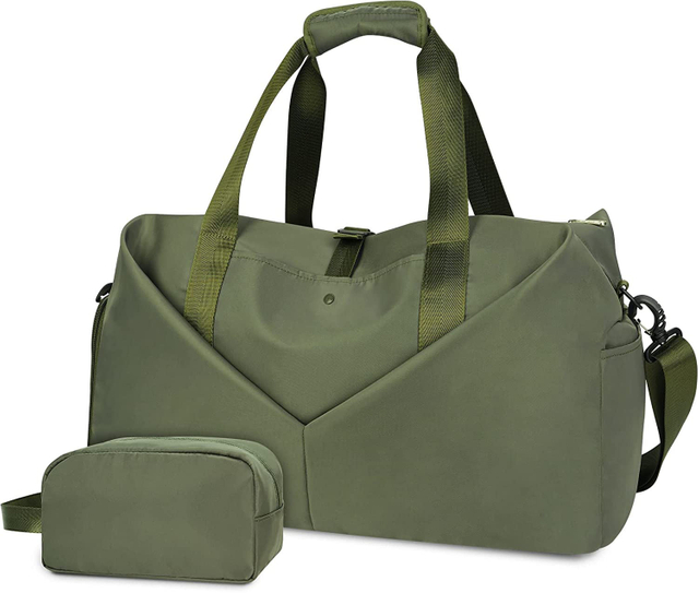 New Custom Logo Waterproof Lady Gym Bag With Wet Towel Shoes Pocket Travel Bag Handbag