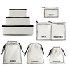 Custom Packing Organizers And Travel Set in High Quality Cotton 8-Pack