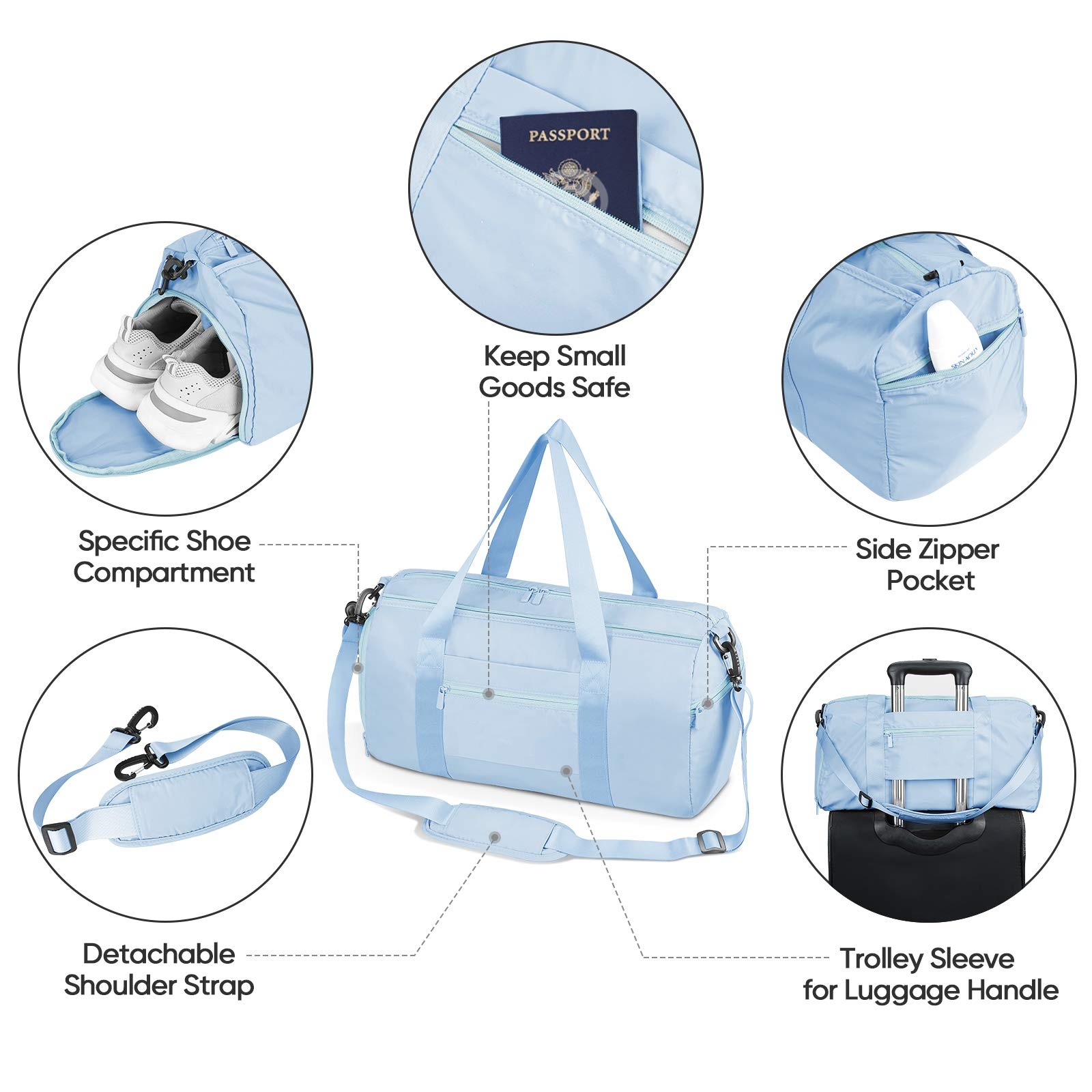 Waterproof Gym Duffel Bag Wholesale Product Details