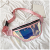 Clear PVC Holographic Fanny Pack Waist Bag Reflective Transparent Laser Hip Bag Custom