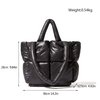 Large Capacity Women Tote Shopping Handle Shoulder Handbags Fashion Storage Accessories Puffy Bag