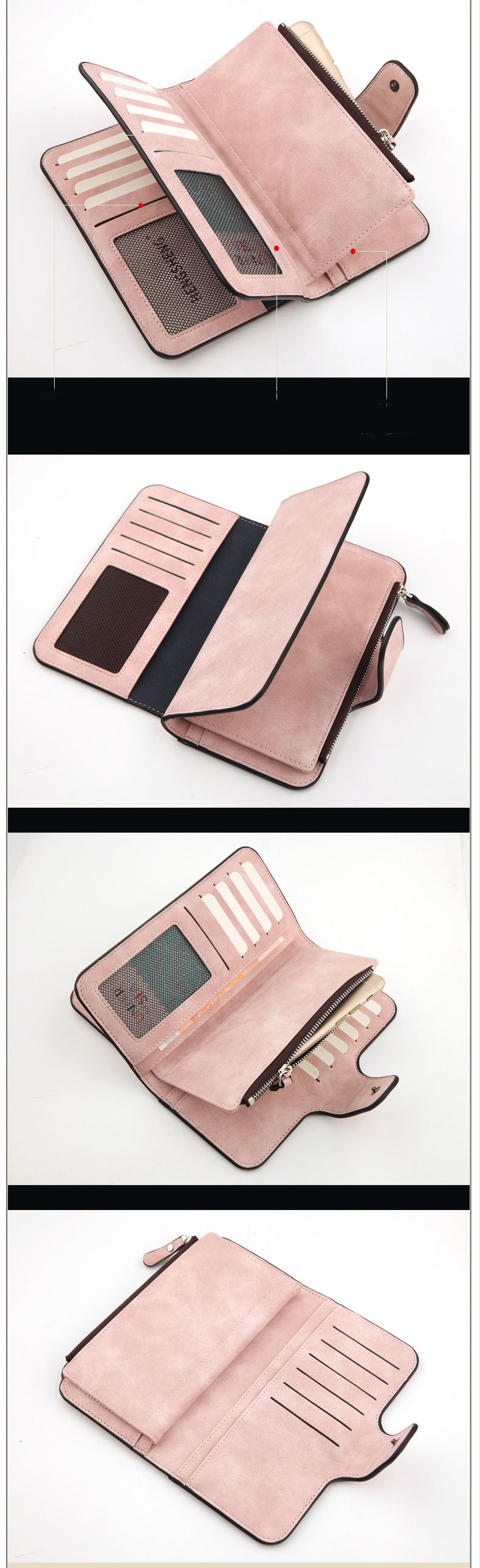 2022 New Design PU Female Fashionable Small Wallet Women Lady Card Holder