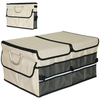 High Quality Manufacturer Car Storage Box Organizer Foldable Car Boot Trunk Organizer