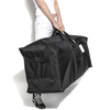 Traveling Airport Heavy Duty Utility Foldable Waterproof Black Oxford Large Travel Duffel Bag 55L 80L 100L 150L