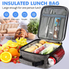 Multifunctional portable hand held waterproof sling insulated lunch tote bag box for women men cooler hot cold food picnic