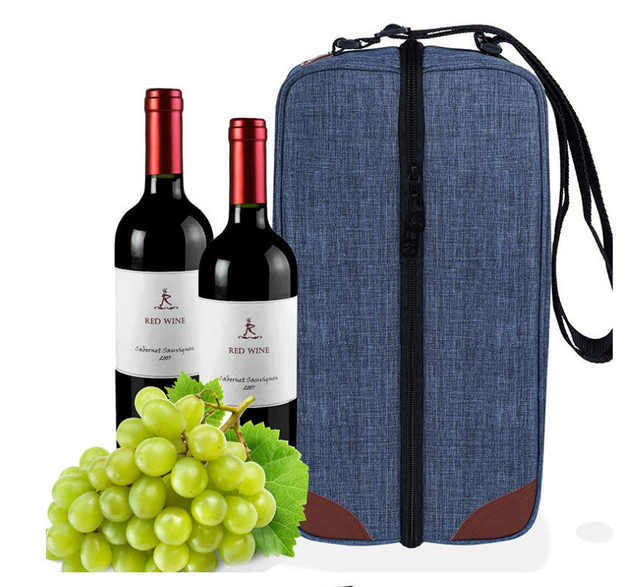 High quality portable wholesale waterproof designer picnic tote cooler ice bottles champagne pvc wine bag insulated