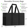 New arrival 2022 customized reusable shopping tote bag foldable polyester grocery bags with handle