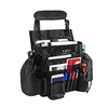 Adjustable Strap Large Capacity Car Trunk Back Seat Storage Accessories Foldable Car Seat Back Organizer Backseat