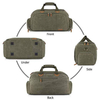 Weekender Natural Canvas Gym Basketball Private Label Tote Duffle Bag