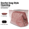 Eco-friendly DuPont Paper Cosmetic Bag Large Capacity Water Resistant Travel Makeup Storage Zipper Bag