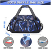 High Quality Sublimation Kids Overnight Duffel Sports Bag Custom Waterproof Children Weekend Gym Duffle Bags