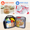 Custom Insulated Lunch Box Freezable Tote cooler bag Adult Lunch Organizer for Office Work Picnic Beach