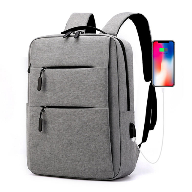 USB Backpack Bag Rucksack Waterproof Oxford 15.6 Inch School Laptop Backpack