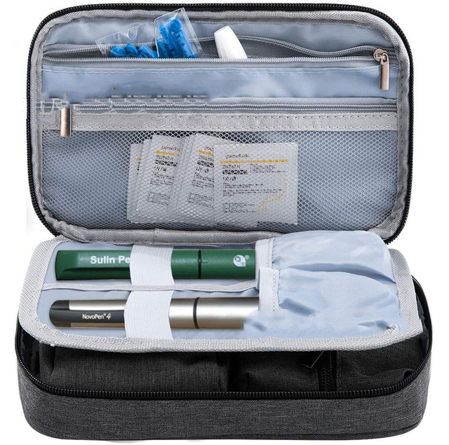 Hot Selling Insulin Cooling Travel Case Diabetic Organizer Cooler Bag Portable Medical Storage Bags