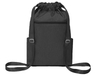 Woman girls exercise training gym bag swimming sports beach travel daypack custom black drawstring backpack bag