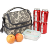 Large Capacity Double Compartment Lunch Box Fruit Cooler Bag Custom Camouflage Insulated Thermal Bag For Kids