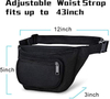 Adjustable Waterproof Crossbody Fanny Pack Women Sports Bag Waist Pack Large Bum Bag for Men Women