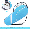 Manufacturers Custom Tennis Bag Tennis Racket Bag Men And Women Protection And Fixed Pad Racket Bag With Shoe Separator