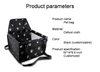Hot sales soft car pet bag portable safety breathable pet supplies car dog seat bag cheap wholesale