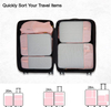 Compression Packing Cubes Travel Cubes for Packing Luggage Packing Cubes Expandable Luggage Organizer for Carry on Luggage