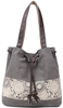 Amazon\'s Hot Sales Canvas Handbag Women Shoulder Strap Drawstring Bag With Printed Shopping Bag