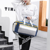Fashion designer contrast color portable carrying small woman duffel bags country mens travel duffle bag gym bag