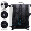 Customized 13.3 14 Inch Roll Top Laptop Backpack Double Compartment Travel Sport Bag With USB Charging Port