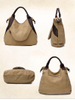 Luxury Heavy Duty Shoulder Bag Solid Color Casual Canvas Shopping Tote Bag