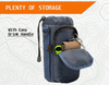 Water Bottle Holder Insulated Water Bottle Carrier/Sling w/Adjustable Shoulder Strap | Large Pocket for Phone, Accessories