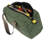 Wide Mouth Tool Bag, Canvas Heavy Duty High Capacity Handbag, Portable Multi-function Tool Bag for Storage Wrench, Screwdrivers,