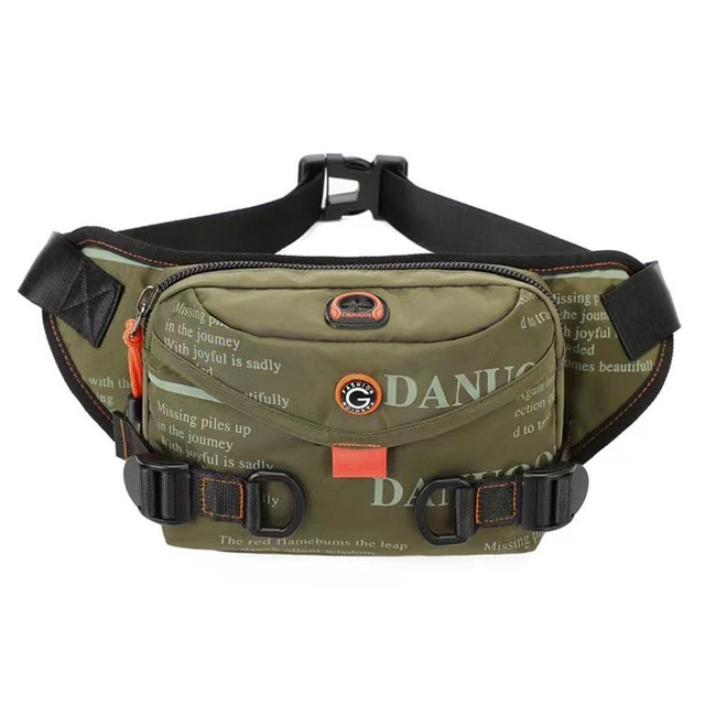 Custom Logo Fanny Pack Waist Bag for Men Fashion Designer Waist Pack with Adjustable Belt Waist Bum Bags for Travel Sports