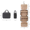Wholesale Polyester Waterproof Travel Wash Bag Cosmetic Custom Womens Toiletry Bag Travel Bag with Hanging Hook